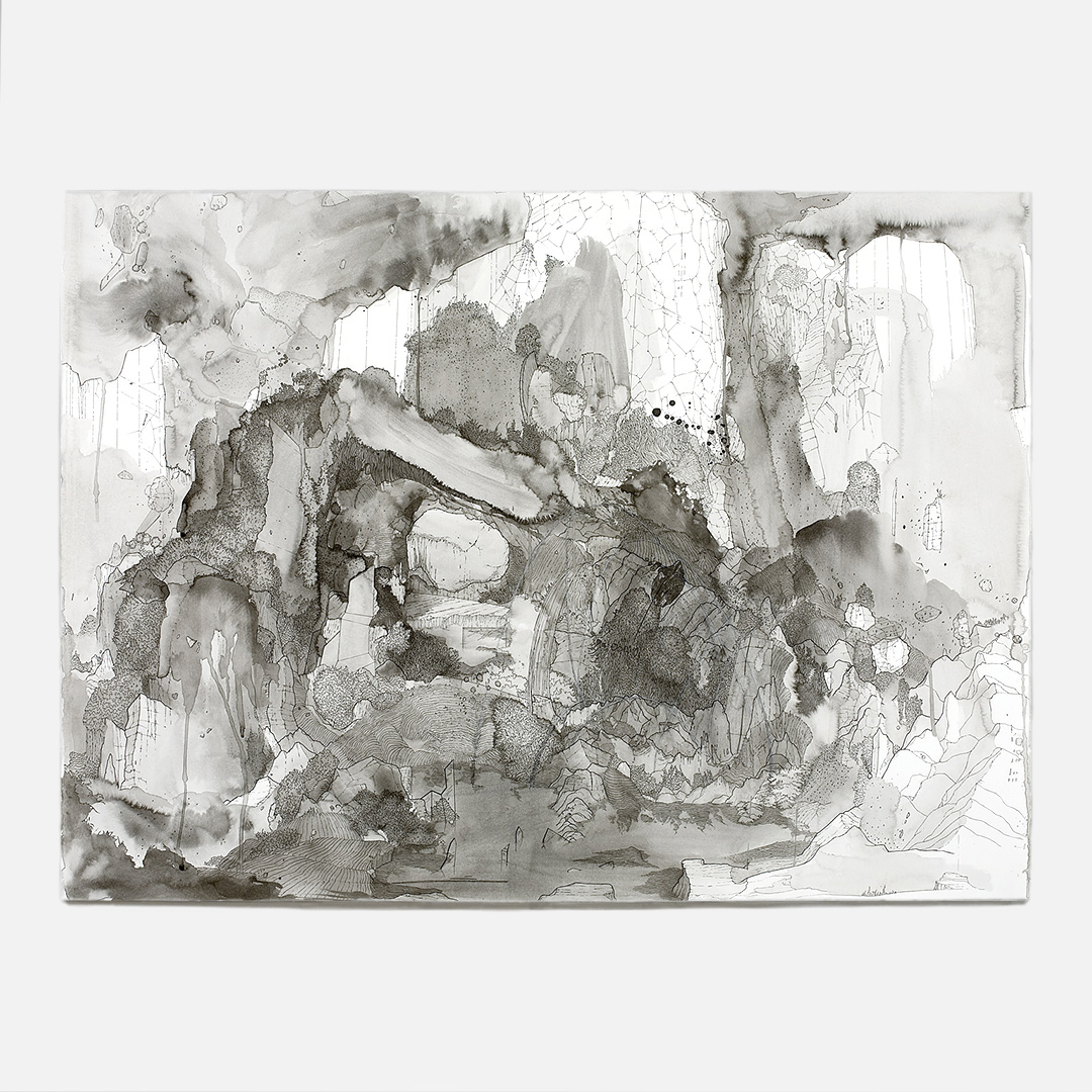 Drawing - Storms and Sanctuaries