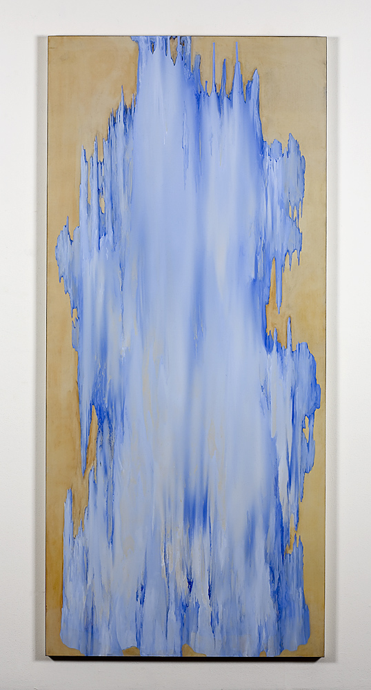 Painting - blue vertical